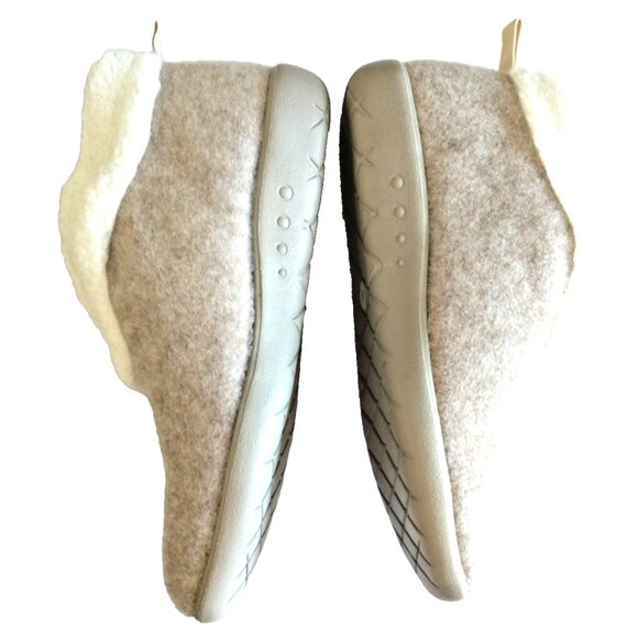 Easy Spirit Women's Slippers Faux Fur Lined Oatmeal Treefall2- 8M - Picture 2 of 8